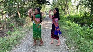 Loriyoli Mon  Subasana Dutta  Dance Cover by Rekhashree and Rishika [upl. by Amisoc]