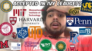 COLLEGE DECISONS REACTIONS 2024  Ivies  MIT  HARVARD  UPENN  No safeties  Class of 2028 [upl. by Ykvir]