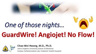 STEMI GuardWire Angiojet No Reflow One of those nights [upl. by Vallie]