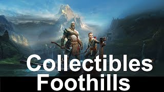 God of War Foothills Collectibles Walkthrough [upl. by Quitt]