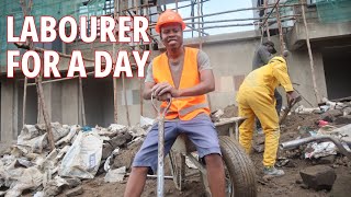 I Became A Construction Labourer In Nairobi For A Day [upl. by Nosidda]