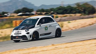 Recta Circuito Cartagena Abarth 390cv [upl. by Dnesnwot]