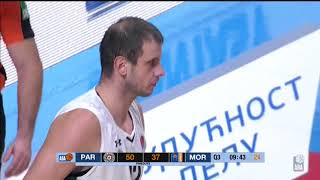 ABA Liga 201718 highlights Round 13 Partizan NIS  Mornar 23122017 [upl. by Anez]