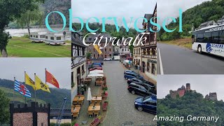 Oberwesel Citywalk  Oberwesel a beautiful town in Rhine Valley  Amazing Germany [upl. by Eitsym]