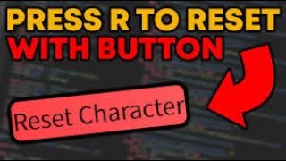 How to Make an R To Reset Button  Roblox Scripting Tutorial [upl. by Blain555]