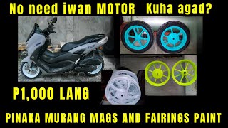 PINAKA MURANG REPAINT NG MAGS amp FAIRINGS  QUALITY WORKS  NO NEED IWAN MOTOR KUHA AGAD [upl. by Zanas]