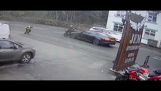 Suspected thief hit by car  ITV News [upl. by Acirehs]