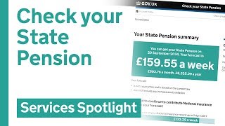 Check your state pension on GOVUK [upl. by Ysiad]