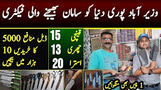 Wazirabad Knife Factory  Churian  Chakoo  cutlery  Kanchi  ustra  Toka [upl. by Adehsar510]