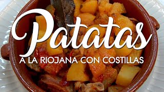 ✅ PATATAS A LA RIOJANA con Costillas  Receta patatas a la riojana [upl. by Marlyn]