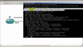 RouterGods  Show Interfaces command on a Cisco router [upl. by Llyrpa]