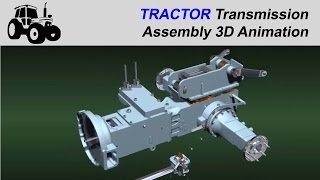 Traktör 2 Transmisyon Montajı 3D Animasyon [upl. by Migeon]