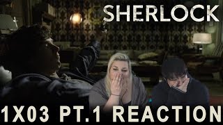 Sherlock 1X03 THE GREAT GAME PT1 reaction [upl. by Etnovad]