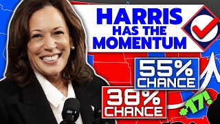 Harris Election Odds SKYROCKET In FINAL DAYS of Campaign On Track to CRUSH TRUMP on Nov 5 [upl. by Danieu]