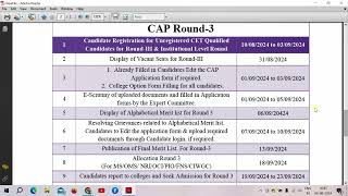 BEd 202425 Admission Rounds  Hindi [upl. by Atoiganap]