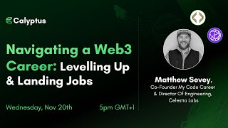 Navigating a Web3 Career Levelling Up amp Landing Jobs [upl. by Helenka216]