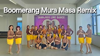 Boomerang Mura Masa Remix Line Dance  High Beginner Level [upl. by Beebe388]