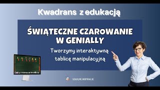 Świąteczna matematyczna tablica manipulacyjna w Genially [upl. by Odiug]