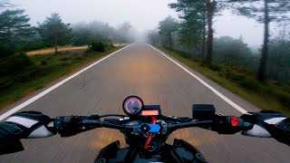 Foggy day  YAMAHA MT 03 660 4K [upl. by Daus]