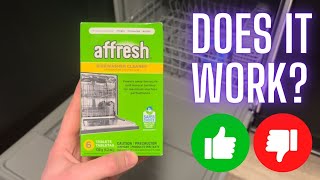 Does Affresh Dishwasher Cleaner ACTUALLY work Review [upl. by Arerrac]