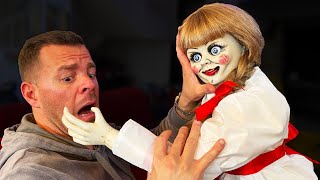 Aparece Annabelle en el cine BROMA a Luis de Itarte Vlogs [upl. by Ahsekal]