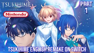 Tsukihime A Piece of Blue Glass Moon English Gameplay  Nintendo Switch  Day One All Choices [upl. by Varrian419]