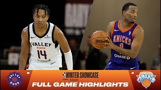 G League Winter Showcase No 5 Valley Suns vs No 4 Westchester Knicks  Game Highlights [upl. by Kipton648]