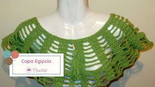 Capa Egipcia tejida a crochet 💃 [upl. by Silrak493]