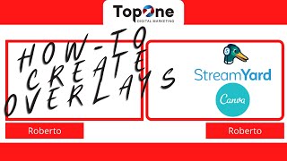 Overlays for Streamyard  Canva Tutorial For Beginners [upl. by Atived378]