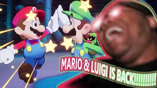 MARIO amp LUIGI BROTHERSHIP Nintendo Direct Announcement Trailer Reaction [upl. by Zuliram]