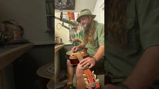 Play through the pain live Slide Guitar Harmonica on NH Radio [upl. by Lednek]