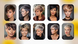 70 Elegant short Hairstyle for women  pixie haircut 😍🤩 [upl. by Toddie]