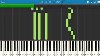 Adolescents Orquesta  Virgen  Piano Tutorial  Midi [upl. by Nelleoj]