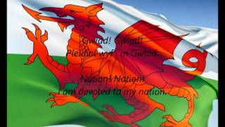 Welsh National Anthem  quotHen Wlad Fy Nhadauquot CYEN [upl. by Farley612]