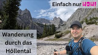 BEEINDRUCKENDE Wanderung durch die Höllentalklamm bis zur Höllentalangerhütte [upl. by Nya563]