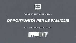 OPPORTUNITA PER LE FAMIGLIE  Pastore Giacomo Graziano  20102024 [upl. by Aihsened]