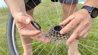 How to change bycicle cassette hyperglide c [upl. by Gunnar]