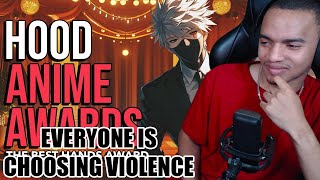 HOOD ANIME AWARDS BEST HANDS AWARDS REACTION [upl. by Patrizio267]