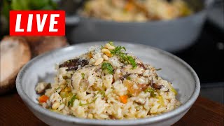 LIVE Recette Risotto champignons facile inratable [upl. by Aihseken]