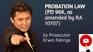 Probation Law PD 968 as amended [upl. by Innad]