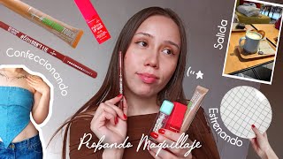 Confeccionando ropa Haul maquillaje y skincare Probando productos de todo moda beauty👚🛍✨️ [upl. by Ebbarta]