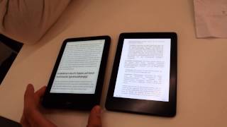 Kindle Voyage  Tolino Vision 2 im Vergleich [upl. by Friedrick]