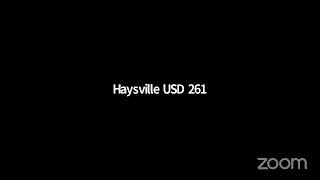 Haysville USD 261s Zoom Meeting [upl. by Sukey]