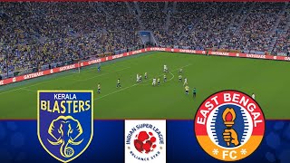 Kerala Blasters FC vs East Bengal FC  ISL 202425  Watch Along amp eFootball Match [upl. by Alix]