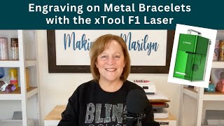 Engrave on Metal Bracelets with the xTool F1 Laser [upl. by Effy]