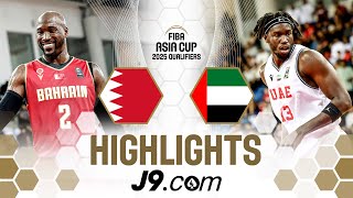 Bahrain 🇧🇭 vs UAE 🇦🇪  J9 Highlights  FIBA Asia Cup 2025 Qualifiers [upl. by Adeehsar105]