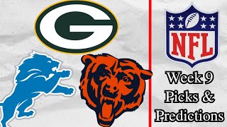 NFL Week 9 Picks amp Predictions  2024 [upl. by Nilknarf]