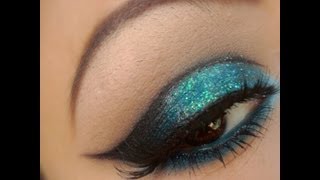 Tutorial De Maquillaje Ojos Azul Brillantes  JuanCarlos960 [upl. by Frymire]