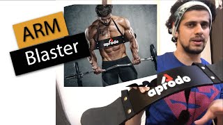 How to grow biceps with Arm Blaster  Arm Blaster Review in hindi [upl. by Atirhs]