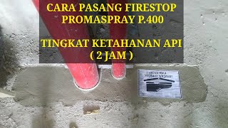 FIRESTOP PROMAT PROMASPRAY P400 [upl. by Freberg101]